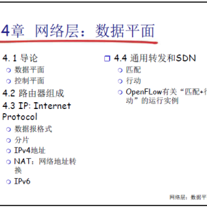 第4章网络层：数据平面